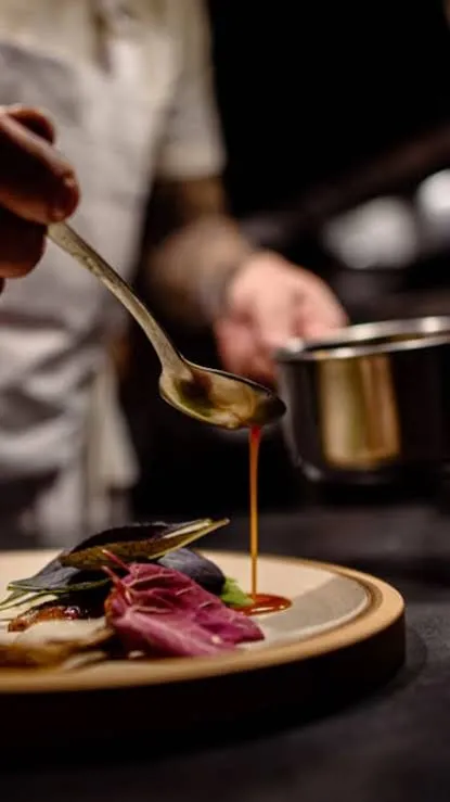 Chef de Delicious emplatando